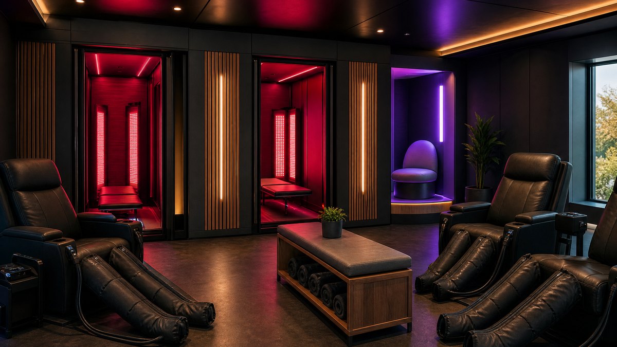 Signal HLTH Multi-unit Pod interior with integrated wellness technology